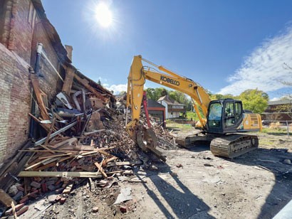 Clifford Motors demolition Watkins Glen