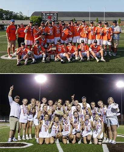 Penn Yan boys and girls lacrosse teams